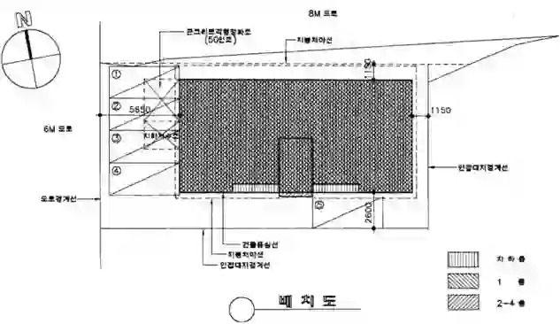 삼익파크빌라 배치도 이미지